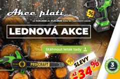 Lednová akce PROCRAFT