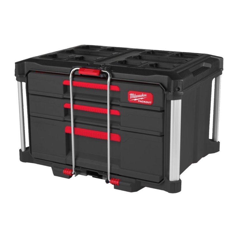 Milwaukee PACKOUT™ box na nářadí se 4 zásuvkami - Packout 2 + 1 Drawer Tool Box 4932493190
