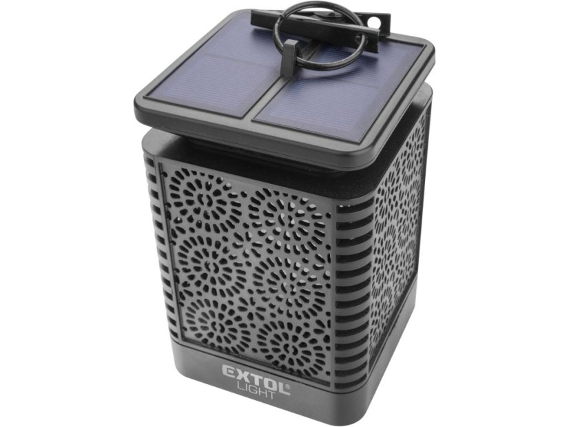 EXTOL LIGHT 43133 pochodeň LED s plamenem, solární nabíjení, 12x LED