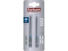 FORTUM 4741321 hrot křížový pozidriv, sada 2ks, PZ 1x90mm, S2