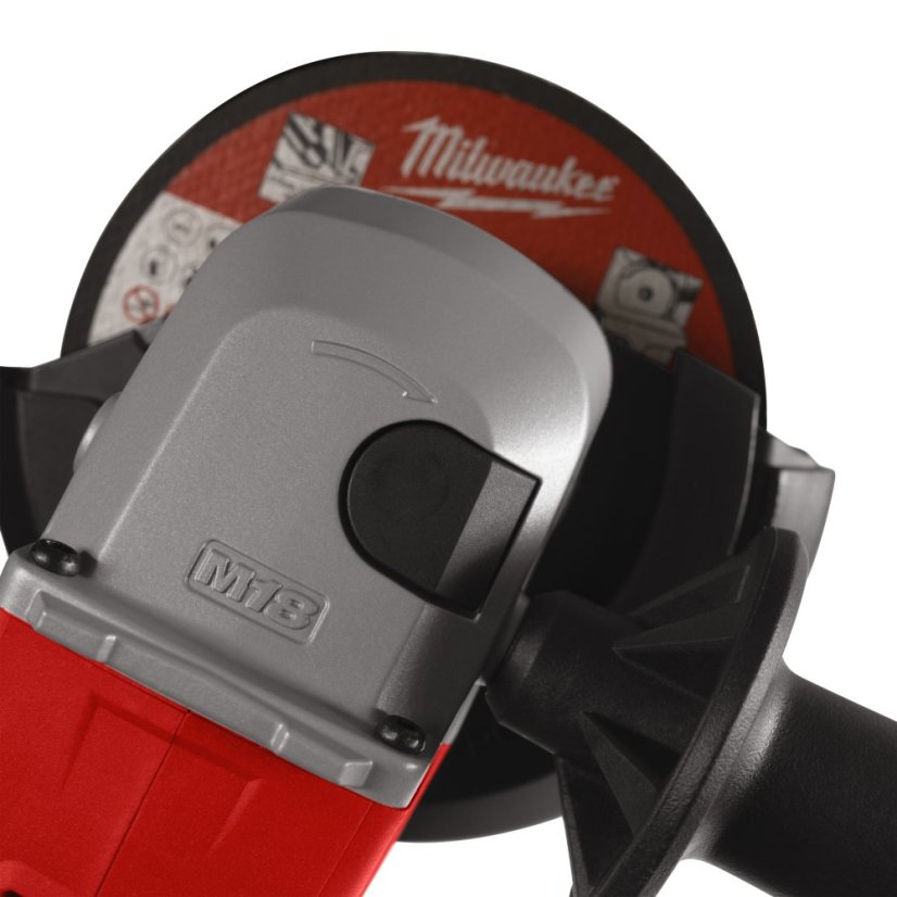 Milwaukee M18™ BLSAG125X-0 bezuhlíková úhlová bruska 125 mm s posuvným spínačem 4933492643