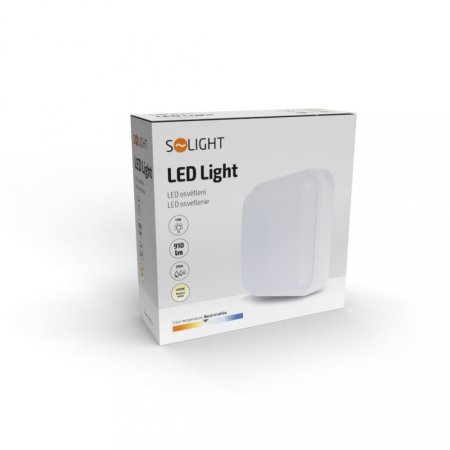 Solight WO751 LED venkovní osvětlení čtvercové, 13W, 910lm, 4000K, IP54, 16cm