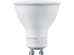 EXTOL LIGHT 43033 žárovka LED reflektorová, 7W, 510lm, GU10, teplá bílá