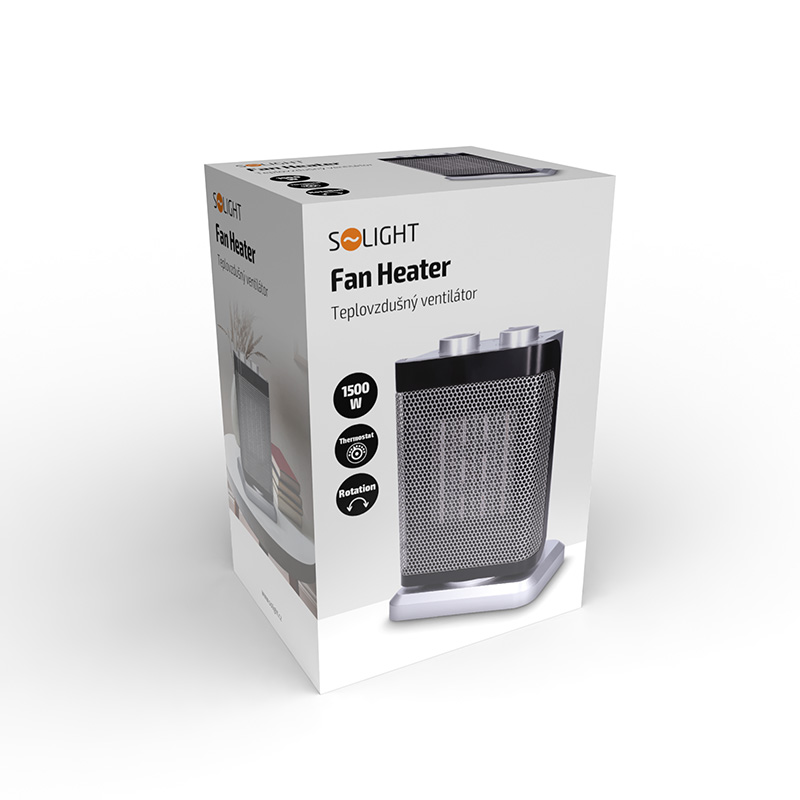 Solight KP14 teplovzdušný ventilátor 1500W
