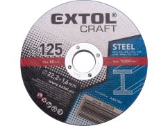 EXTOL CRAFT 106920 kotouče řezné na kov, 5ks, O 125x1,6x22,2mm