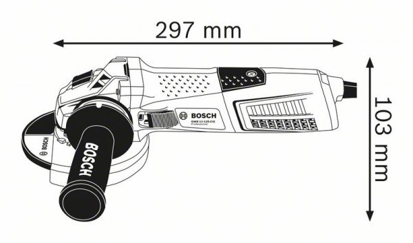 Bosch GWS 13-125 CIE úhlová bruska 125 mm, 1300W