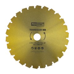 Procraft H-26T nůž kotouč do křovinořezu 230x25,4mm 26Z