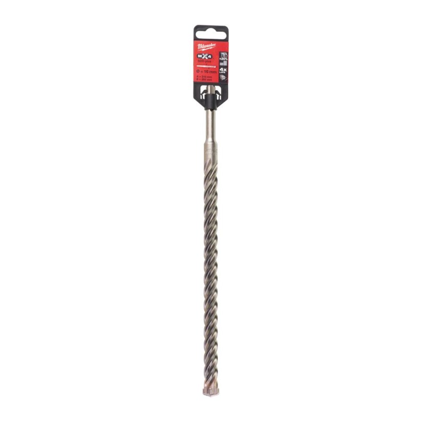 Milwaukee 16x260x310mm vrták SDS-Plus čtyřbřit MX4 4932352954