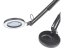 EXTOL LIGHT 43160 lampa stolní s lupou, USB napájení, 1300lm, 3 barvy světla, 5x zvětšení