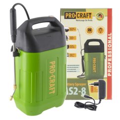 Procraft AS2-8 aku postřikovač 12 V 2Ah 8l