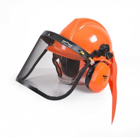HECHT 900100 ochranná helma se sluchátky a štít