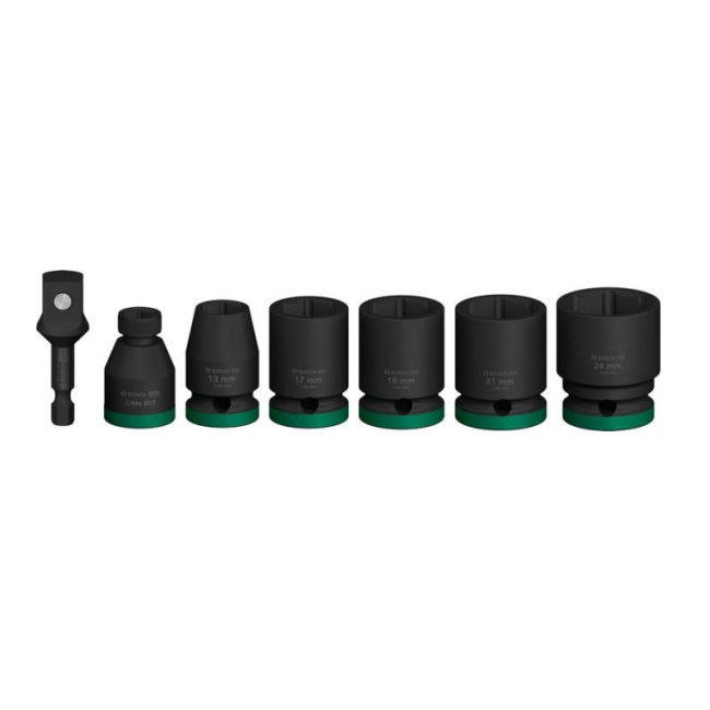 Bosch 7 dílná sada nástrčných hlavic Pro Impact 1/2" 2608003032