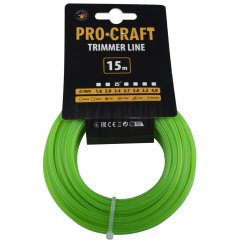 Procraft ZI-2.4/15 struna žací 2.4mm 15m hvězda