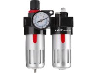 Extol Premium regulátor tlaku s filtrem, manometrem a přimazávačem oleje