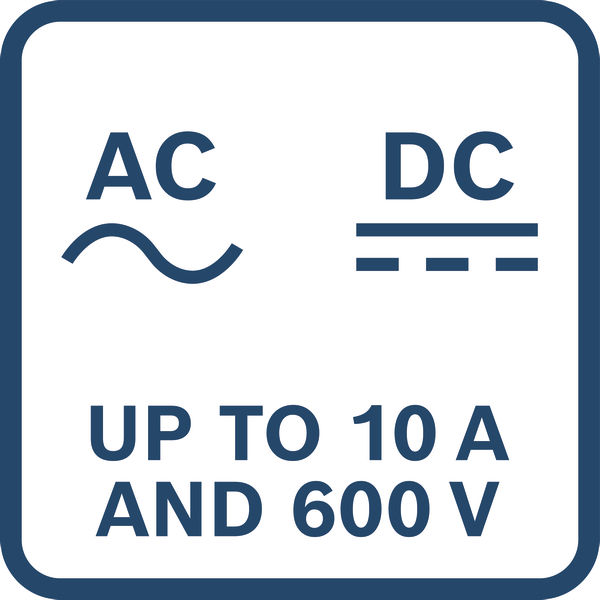 Všestranné měření 10A 600V.