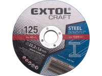 EXTOL CRAFT 106920 kotouče řezné na kov, 5ks, O 125x1,6x22,2mm