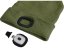 EXTOL LIGHT 43192 čepice s čelovkou 4x45lm, USB nabíjení, tmavě zelená, univerzální velikost