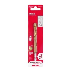 Milwaukee titanový vrták do kovu 10 mm RED HEX HSS-G TiN 48894723