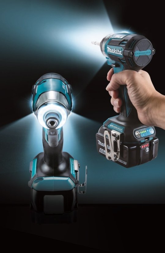 Makita DTD173ZJX2 aku rázový šroubovák 1/4" s příslušenstvím Li-ion LXT 18V bez aku Z