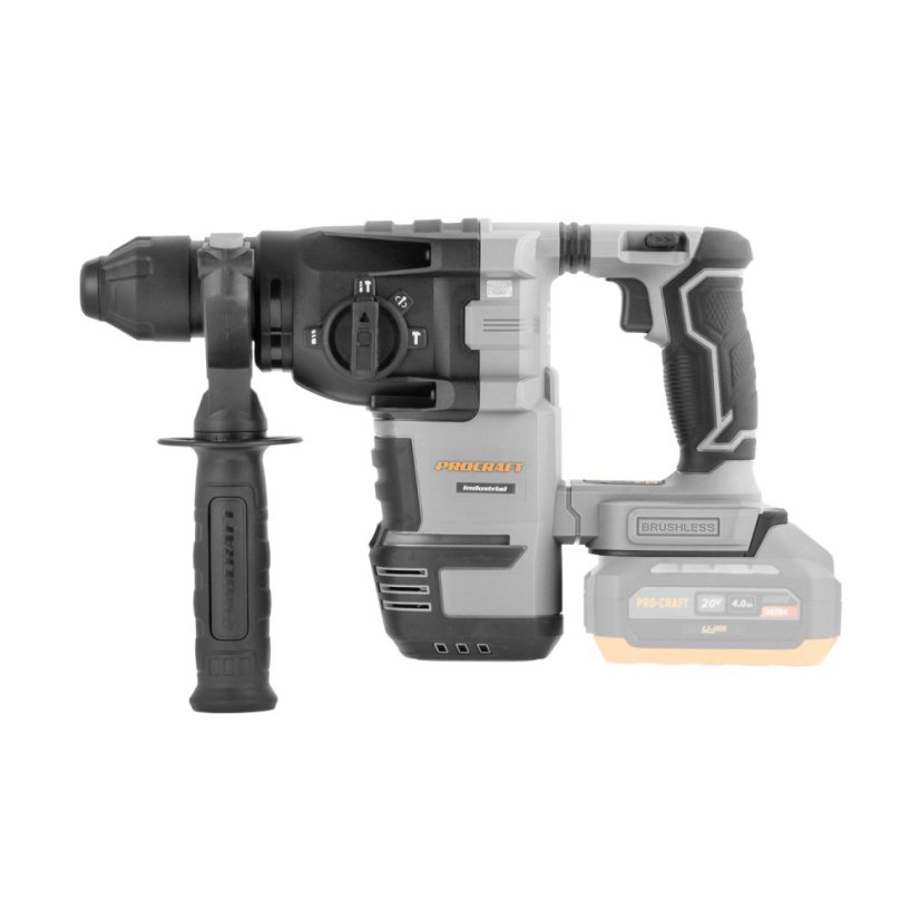 Procraft Industrial HD30Abb aku kombinovné kladivo SDS-plus 3,2J 20 V bez aku