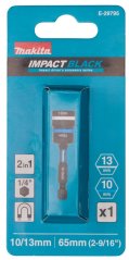 Makita E-29795 klíč nástrčný 2v1 s držákem šestihran 65mm IMPACT BLACK 10-13mm