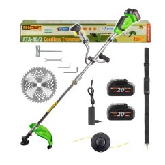 Procraft ATA-40/2 aku křovinořez 20V 2x4Ah
