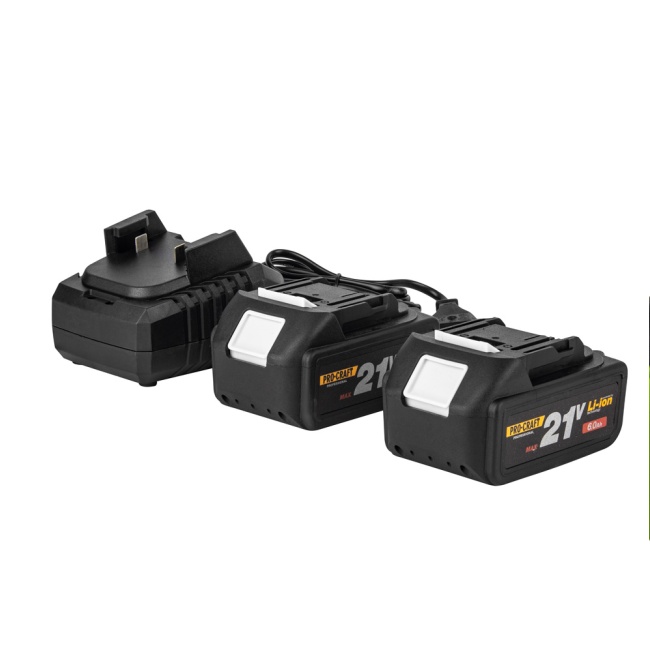 Procraft PWA216 aku úhlová bruska 125mm 21V 2x4Ah