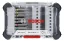 Bosch 2607017732 Sada šroubovacích bitů Extra Hard, 44 + 1 ks