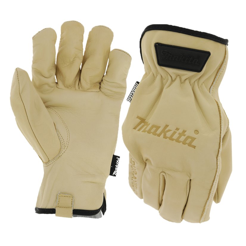 Makita rukavice pracovní kožené, velikost M/8 P-84626