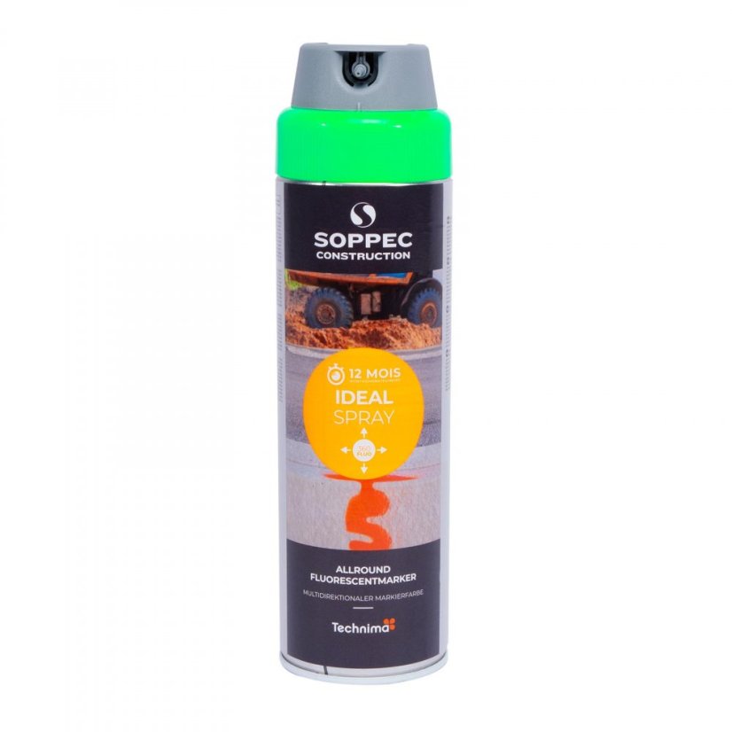 SOPPEC Značkovací sprej Soppec Ideal 360° | zelený, 500 ml (ZN105062) SOPPEC Značkovací sprej Soppec Ideal 360° | zelený, 500 ml (ZN105062)