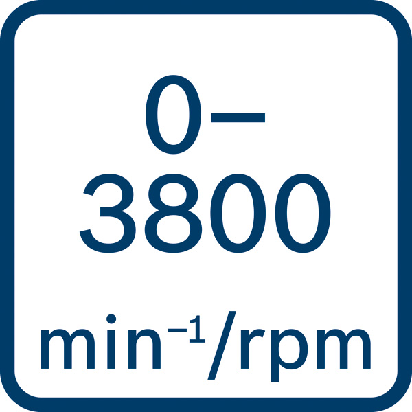 0–3800 min⁻¹/ot./min.