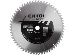 EXTOL CRAFT 19122 kotouč pilový s SK plátky, O 400x3,5x30mm, 60T