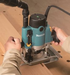 Makita RP1111CJ vrchní frézka s regulací 1100W, Makpac