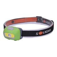 Solight WH24 LED čelová svítilna, 3W Cree + 3W COB, 120lm, bílé + červené světlo, 3x AAA