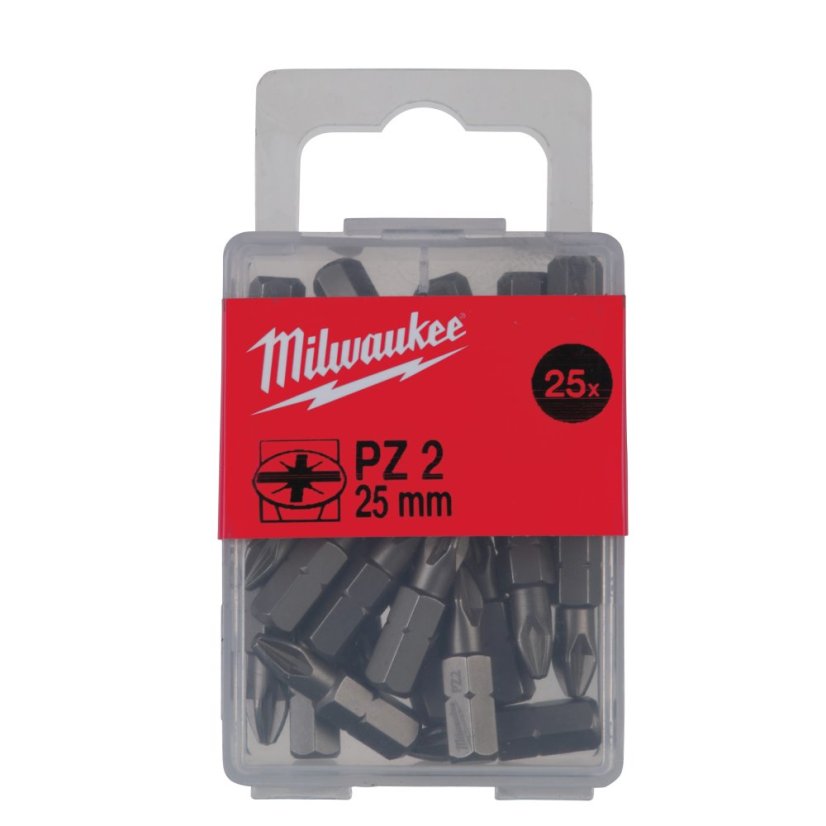 Milwaukee standardní bity PZ 2x25 mm 25 ks 4932399590