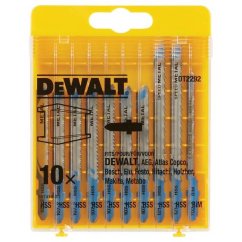 Dewalt DT2292 sada pilových plátků na kov 10ks