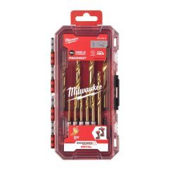 Milwaukee Vrtáky do kovu RED HEX - SHOCKWAVE™ HSS-G TiN 4932493865