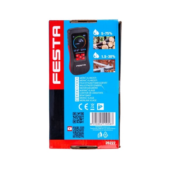 Festa 26227 měřič vlhkosti elektromagnetický (indukční) NDT