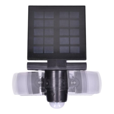 Solight WO772 LED solární osvětlení se senzorem, 8W, 600lm, Li-on, černá