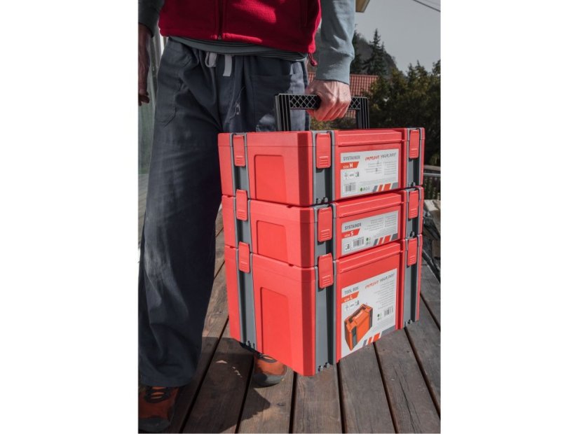 EXTOL PREMIUM 8856071 box plastový, M velikost, vněj. rozměr 443x310x151mm
