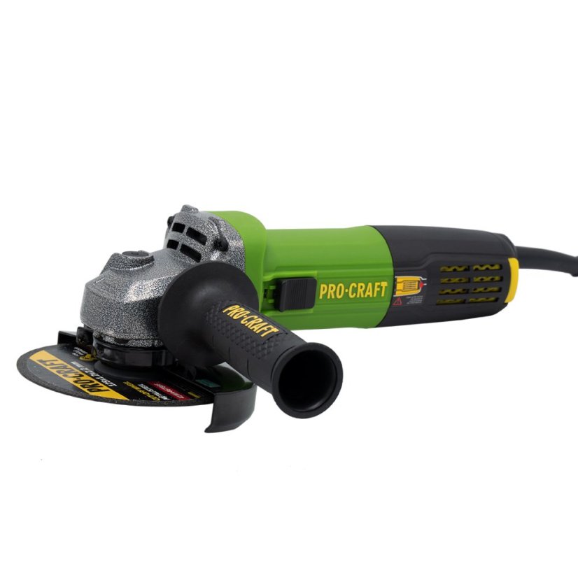 Procraft SPW1050 Bruska úhlová 125mm PW1050 + 10x řezný kotouč, 2x lamelový kotouč