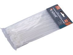 EXTOL PREMIUM 8856105 pásky stahovací na kabely bílé, 140x3,6mm, 100ks, nylon PA66