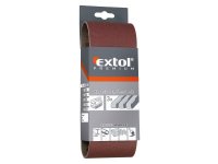 EXTOL PREMIUM 8803510 plátna brusná nekonečný pás, bal. 3ks, 75x457mm, P100