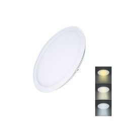 Solight WD146 LED mini panel CCT, podhledový, 6W, 450lm, 3000K, 4000K, 6000K, kulatý