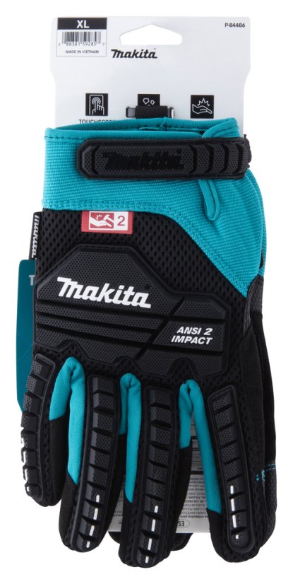 Makita P-84486 rukavice pracovní antivibrační, impact, velikost XL/10