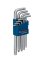Bosch 9 dílná sada imbus klíčů Torx 1600A01TH4