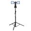 Solight WM-60W-FVP duální teleskopický přenosný LED reflektor se zásuvkou, 2x30W, 5400lm, 4000K, 62-152cm, IP54