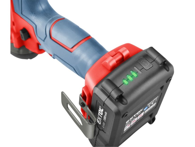 EXTOL PREMIUM 8891810 utahovák rázový 1/2" aku SHARE20V, 180Nm, 20V Li-ion, 2000mAh
