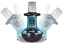 Makita DEADML810 aku LED svítilna Li-ion LXT 14,4V/18V, Z