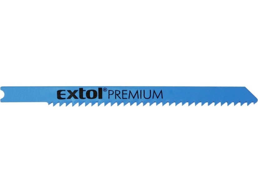 EXTOL PREMIUM 8805703 plátky do přímočaré pily 5ks, 75x2,5mm, Bi-metal